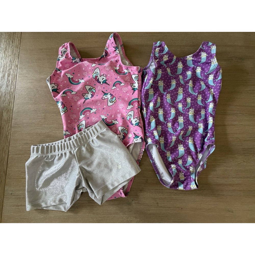 DESTIRA Leotard Bundle Unicorn Gymnastics CXS CXXS Child Small